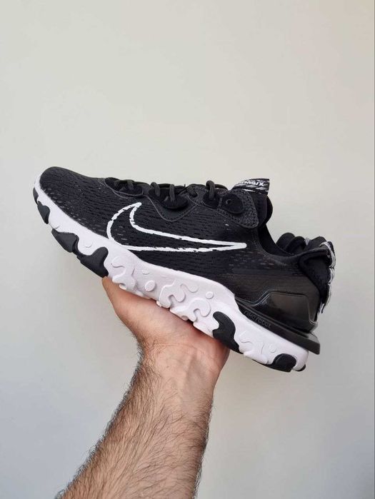 Чоловічі кросівки Nike React Vision "Black/White" Розміри 40-45