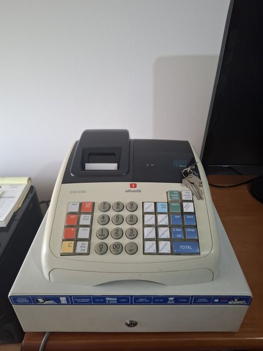 Registadora Olivetti ECR6600