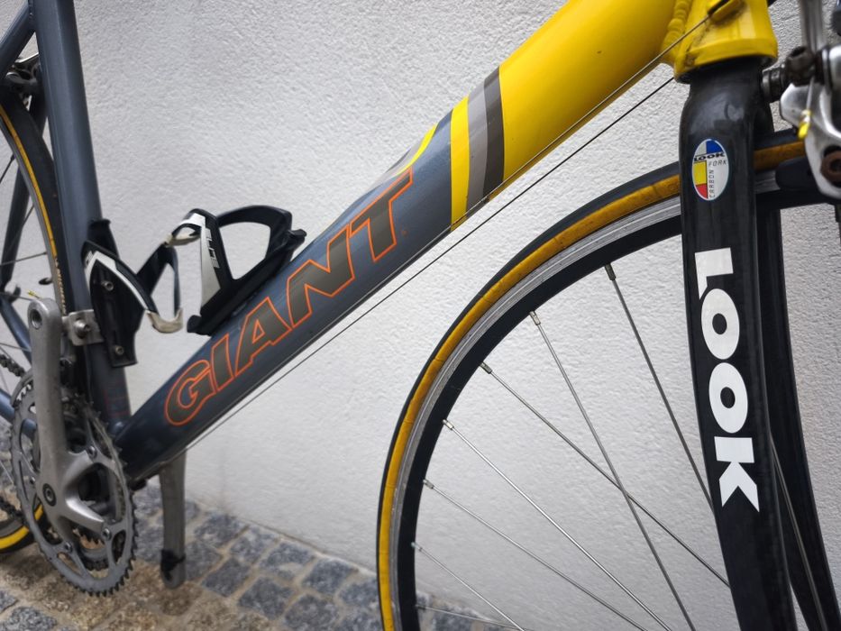 Bicicleta de estrada Giant OCR forqueta Look carbono