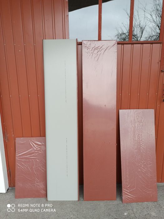 Blacha płaska, okuciowa, obróbki, kolor ceglasty RAL 8004, po budowie