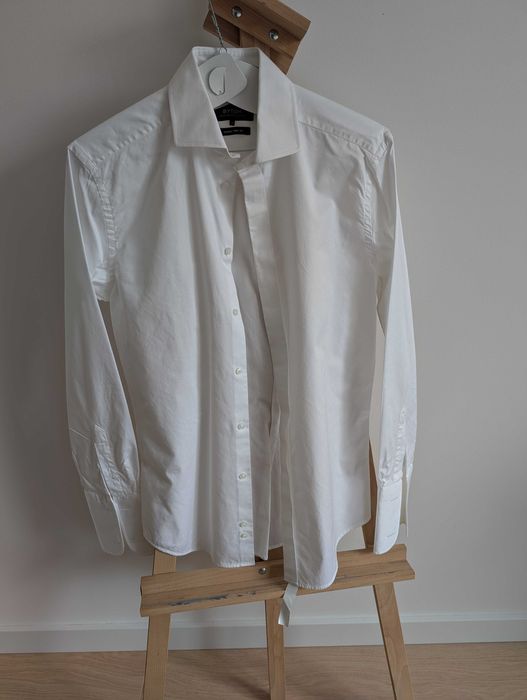 Koszula ślubna BYTOM, założona raz, rozmiar 39 slim