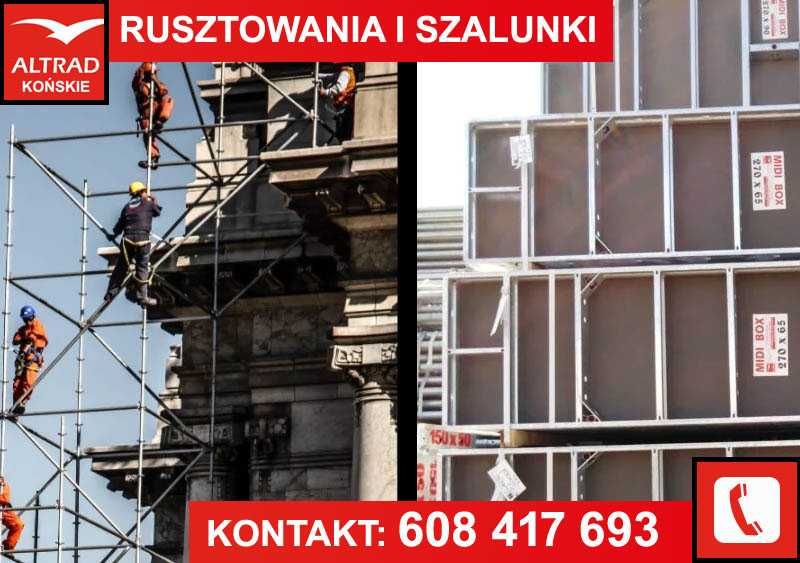 Wypożyczalnia rusztowań i szalunków. Projekt, dostawa, Montaż
