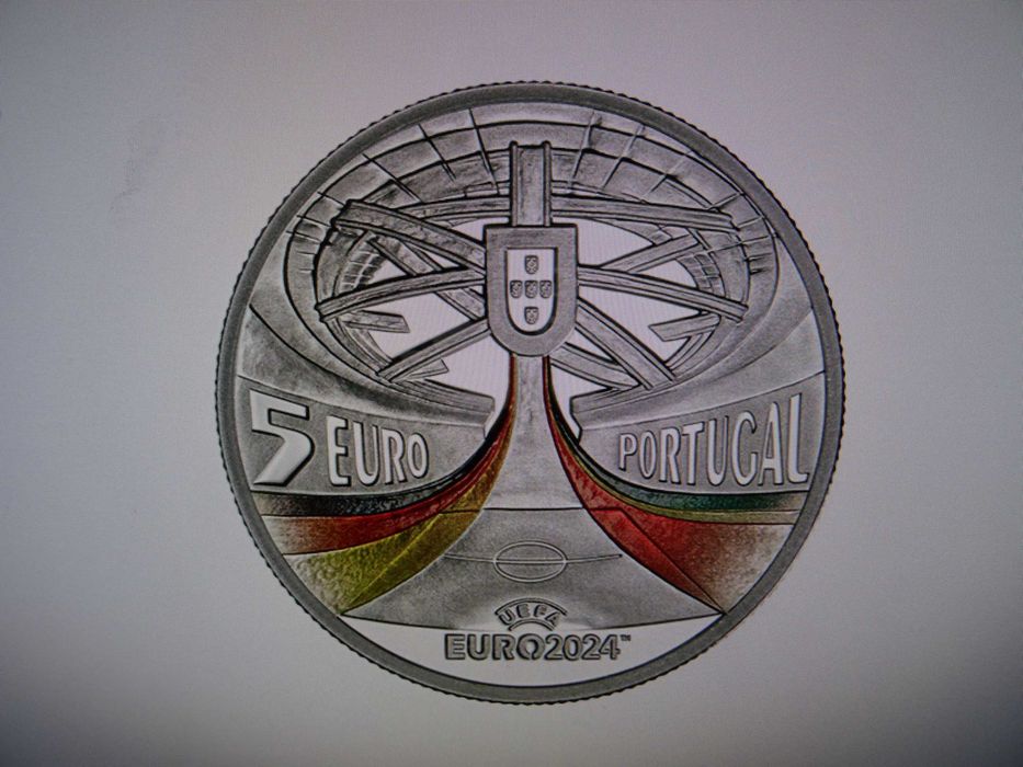 Moeda Comemorativa Alusiva UEFA Euro 2024