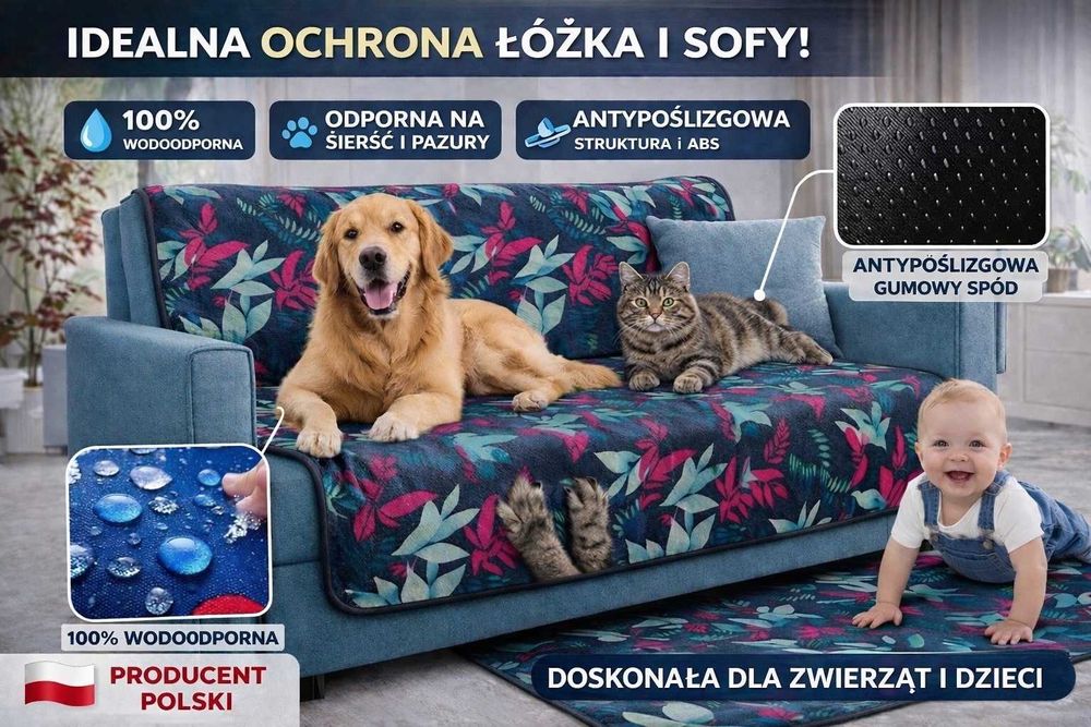 Wodoodporna Mata S 2szt 50x50 Podkład Higieniczny Wielokrotnego Użytku do Treningu Sikania Kojec Transporter