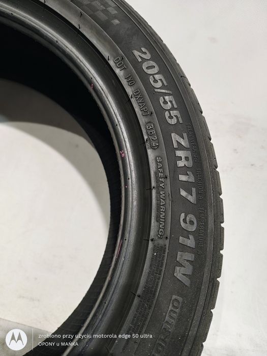 205/55/17 Kumho Ecsta PS71  Letnie Sztuka 7.3mm 3624 Uzywane