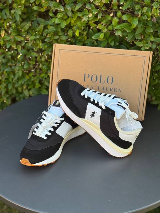 Кроссовки Polo Ralph Lauren черные мужские кеды Поло Ральф Лоурен белые 43 размер | Кросівки Polo Ralph Lauren чоловічі білі спортивні 44 розміру