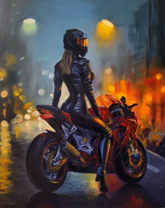 Картина "Мото" масло