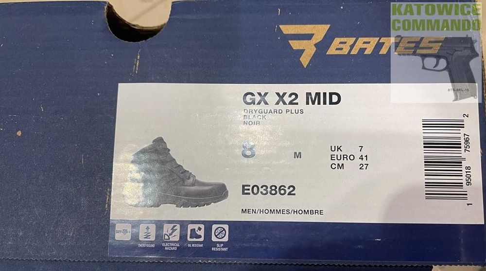 Buty BATES 3862 GX X2 MID roz. 41 (27cm)