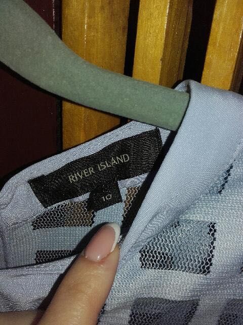 Sukienka jasny niebieski River Island