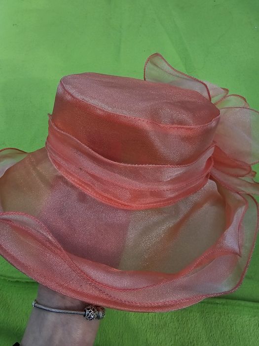 Вінтажний пляжний капелюх asos шляпа пляжная органза