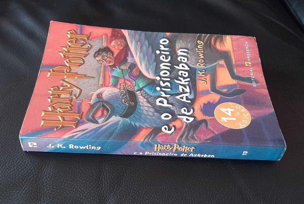 Livro -  Harry Potter e o Prisioneiro de Azkaban - J. K. Rowling - Portes incluídos