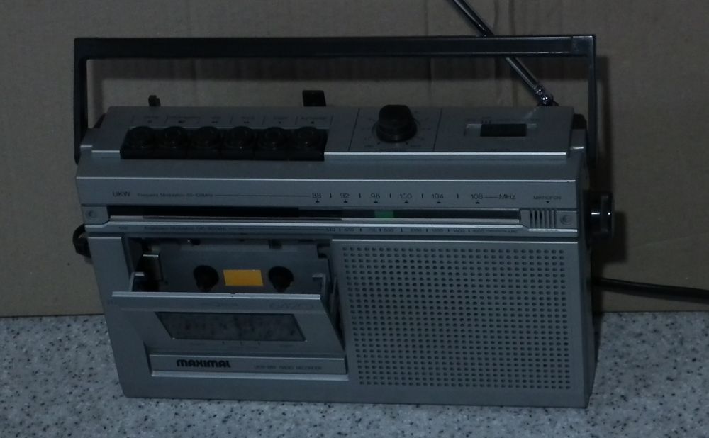 Radiomagnetofon Vintage 1980r