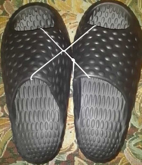 Мужские тапки тапочки шлепанцы ЭВА размер 41 летние,цвет черный