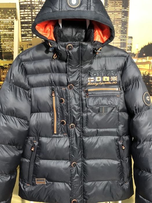 Мужская зимняя куртка Geographical Norway S пуховик зимовий