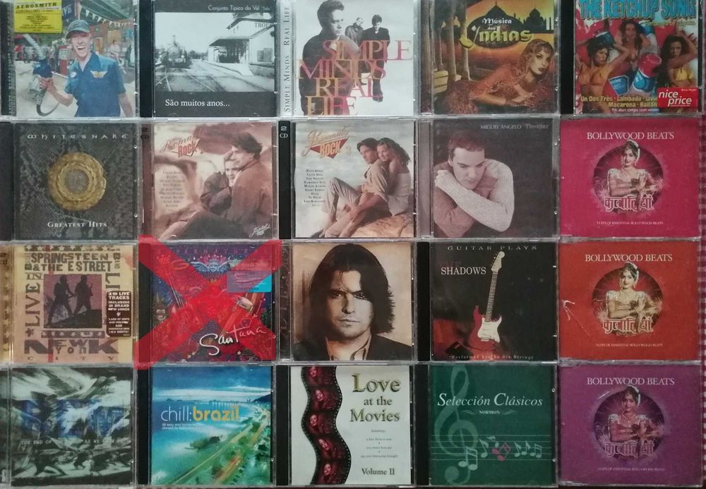 Lote + 110 CD's música originais