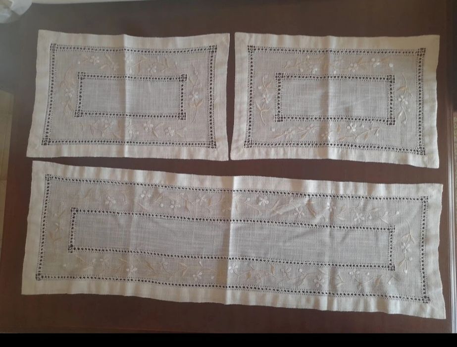 Conjunto de três naprons