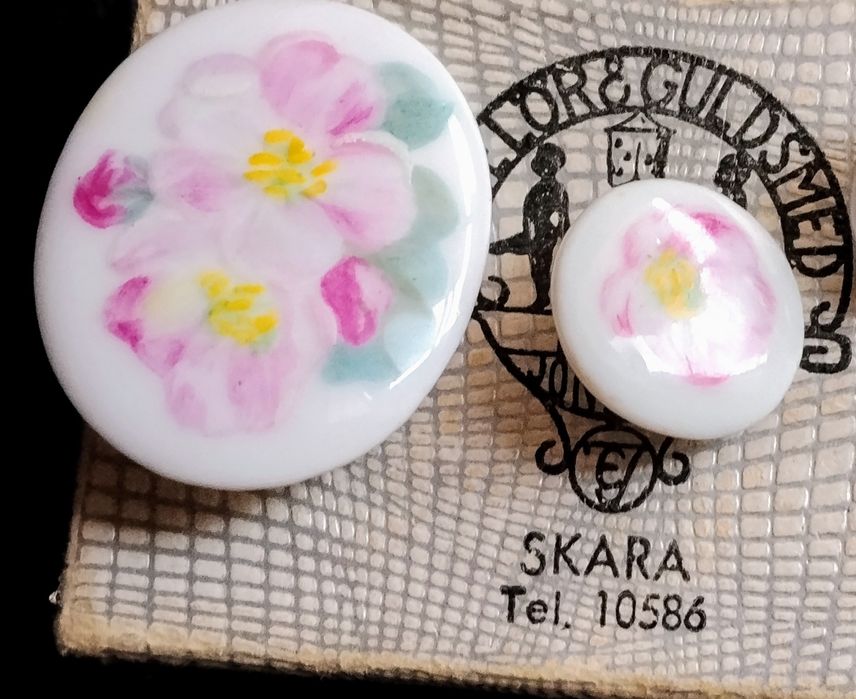 Kolekcjonerskie Guziki  1917rok. Porcelana