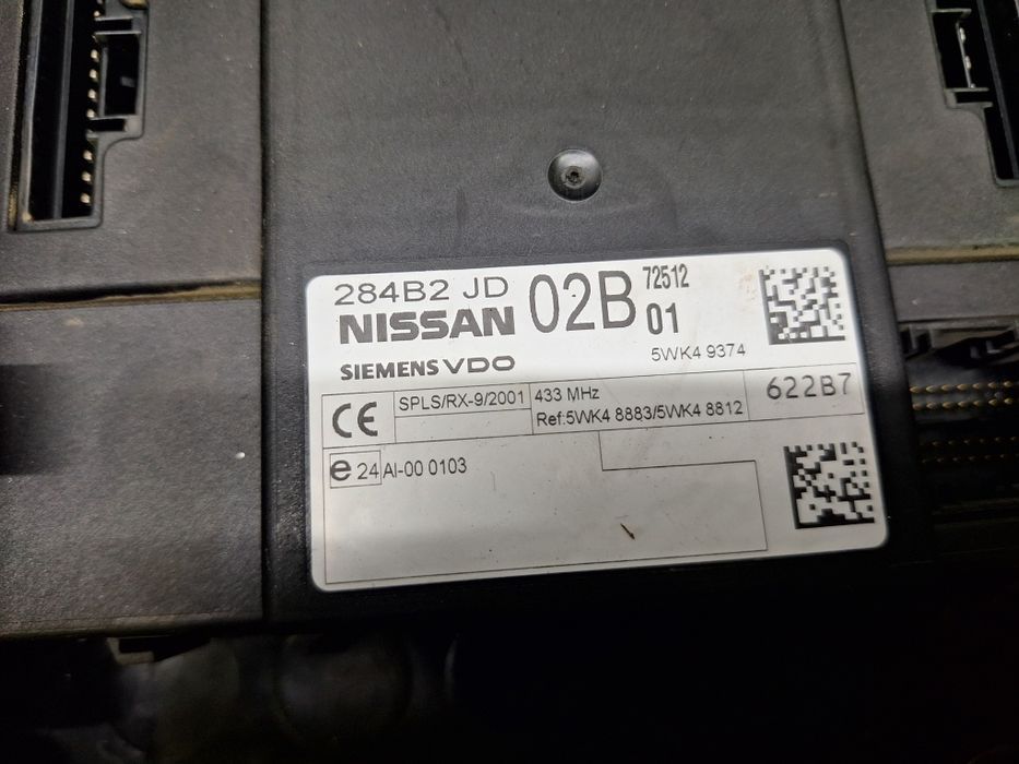 Kit de centralina Nissan Qashqai 1.5dci de 2009