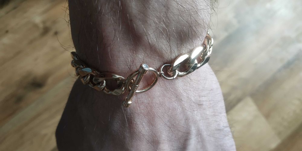 Браслет на руку позолота