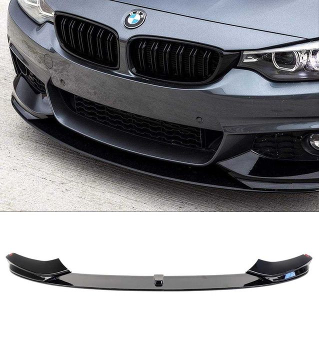 Губа накладка на передній бампер BMW F32 F33 F36 сплитер губа бмв ф32 ф33 ф33 спойлер накладка бампера