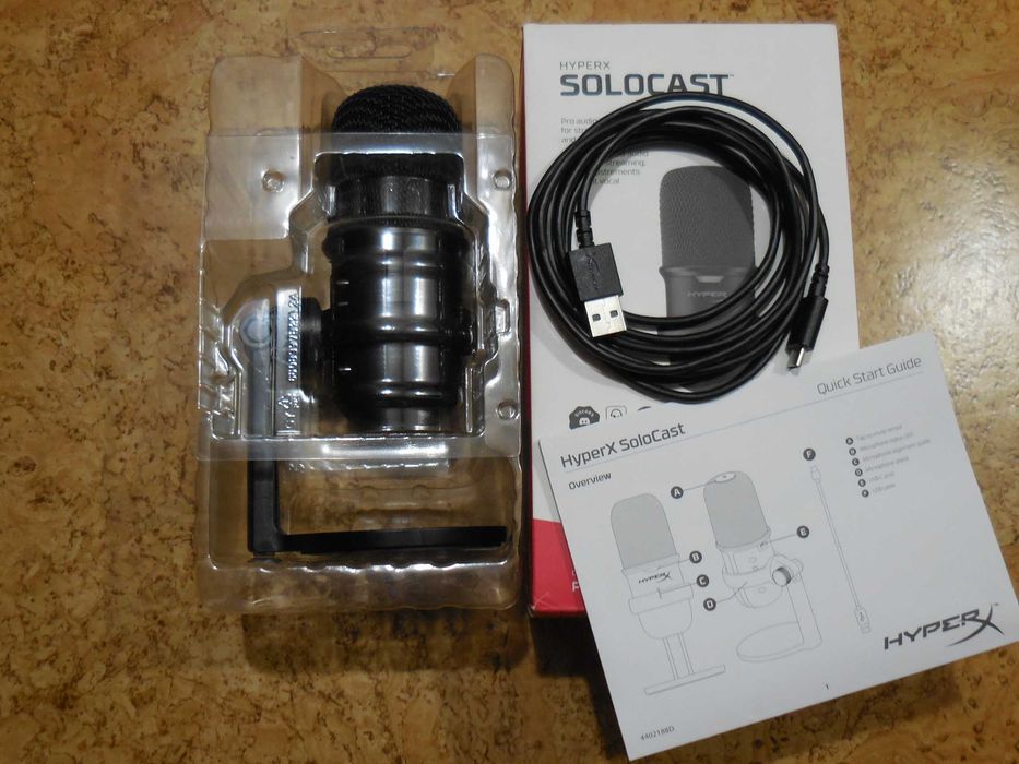 Новий USB-мікрофон HyperX SoloCast Black