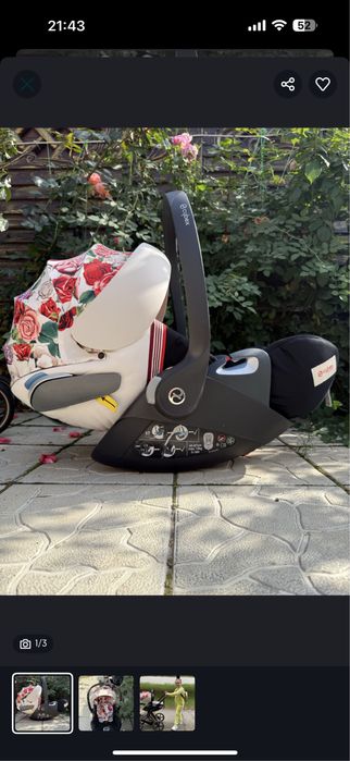 Автокрісло/автолюлька Cybex Cloud Z2 i-Size Blossom Light