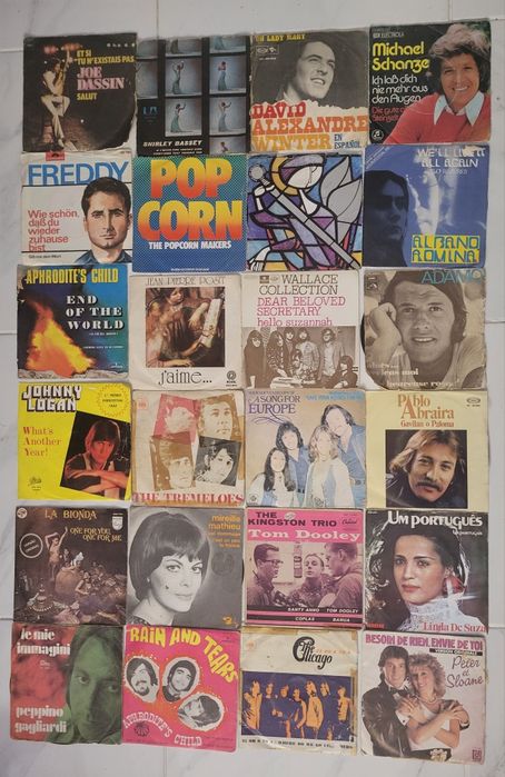 Lote  Discos Vínil dos Pequenos recolha no local