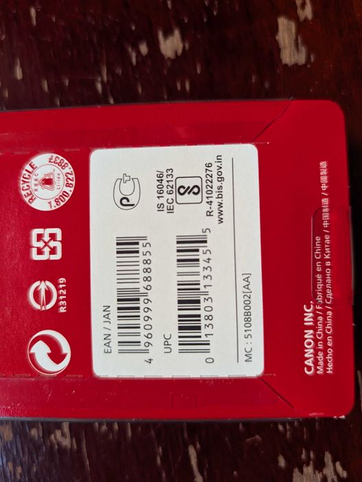 Canon (Bateria) LP-E10 Nova e Selada — Original