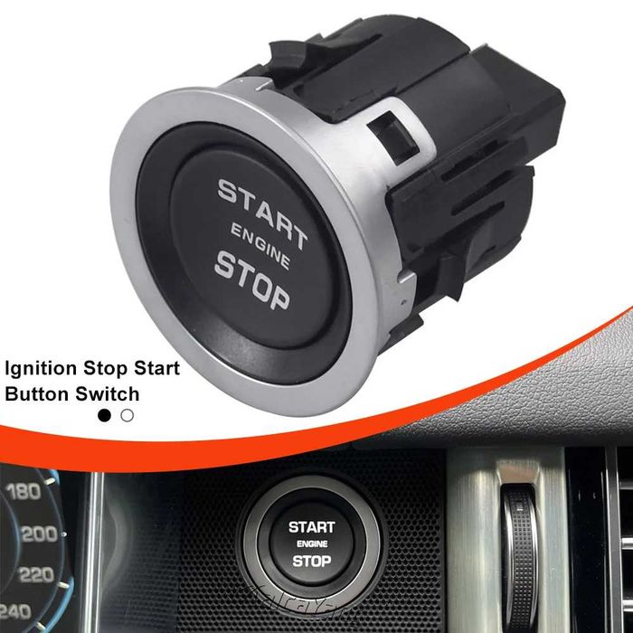 Botão ignição Start Stop Range Rover Evoque Discovery   NOVO