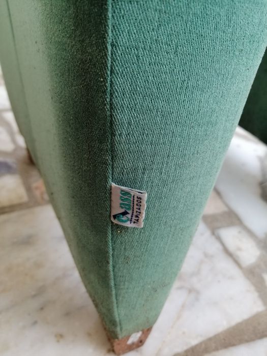 Poltrona única verde