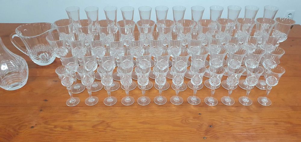 Conjunto 62 peças royal cristal rock 24% pbo