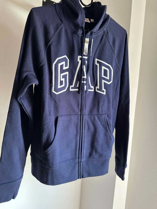 Casaco Gap mulher azul marinho S fato de treino novo blusao