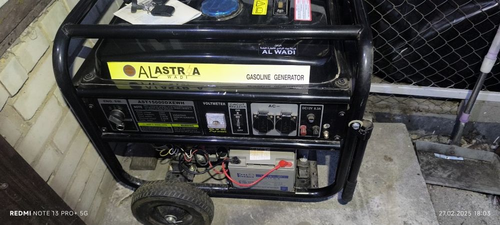 Новий Бензогенератор Astra 5.5 квт