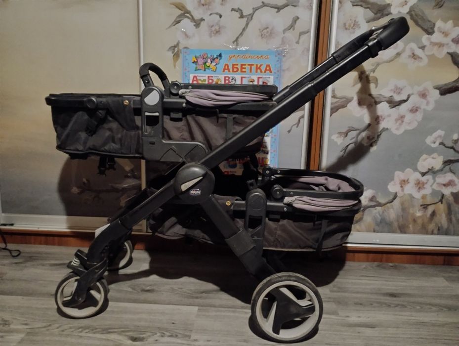 Коляска дитячий для двійні