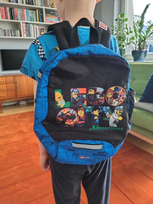 Plecak przedszkolny mały na wycieczki LEGO city