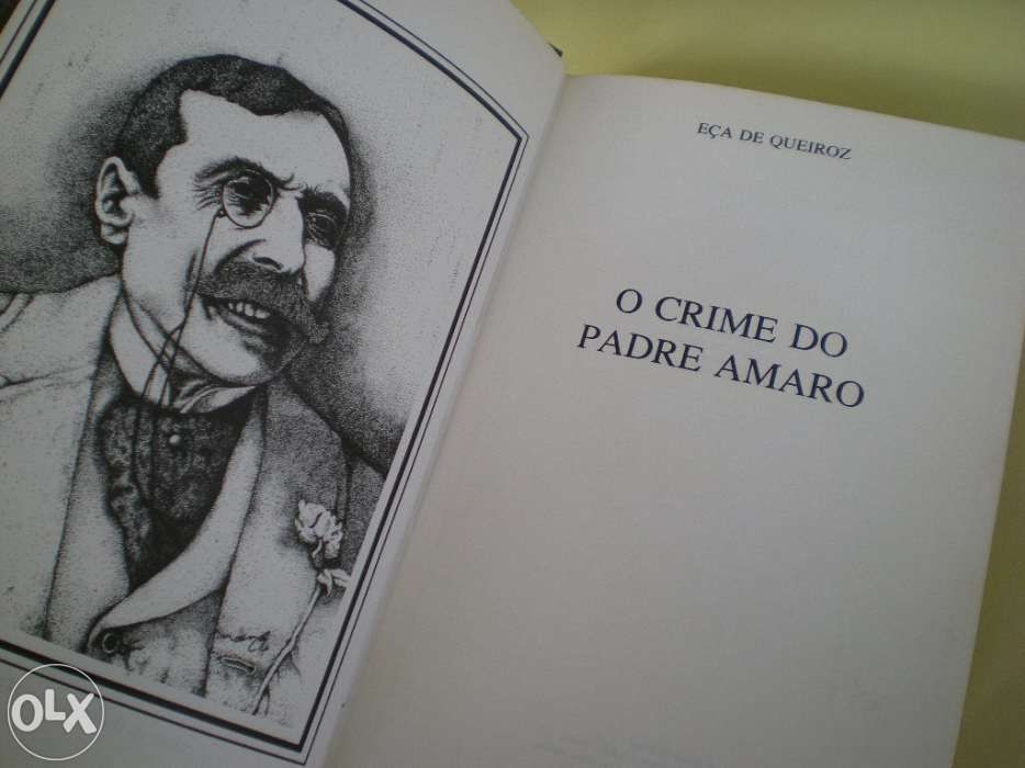 Livro O crime do padre Amaro - Eça de Queiroz
