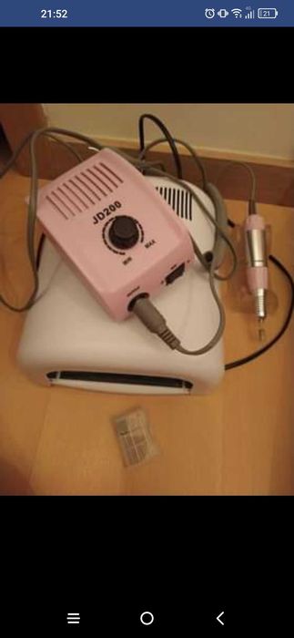 kit unhas gel ( forno, broca)