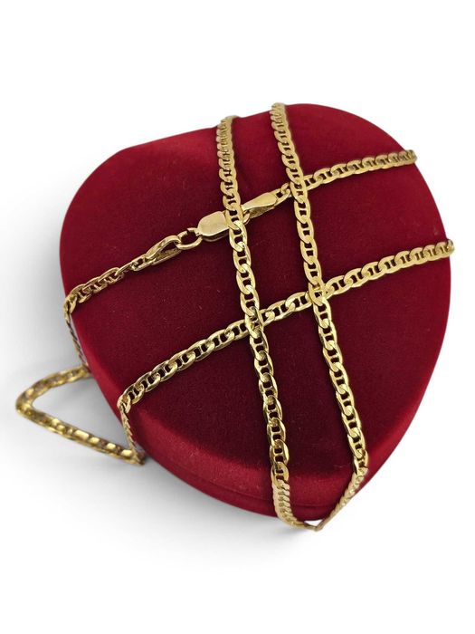 Piękny ZŁOTY ŁAŃCUSZEK 5,00G 585 splot GUCCI/mariner