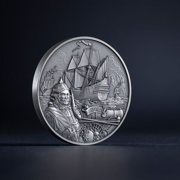 Срібна монета Корабель Оксіорд