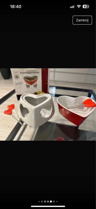 Zestaw do czekoladowego fondue