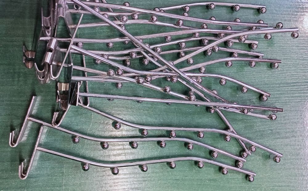 Торгова флейта Кронштейн 7 кульок хромована