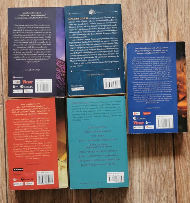 Rick Riordan - 5 książek