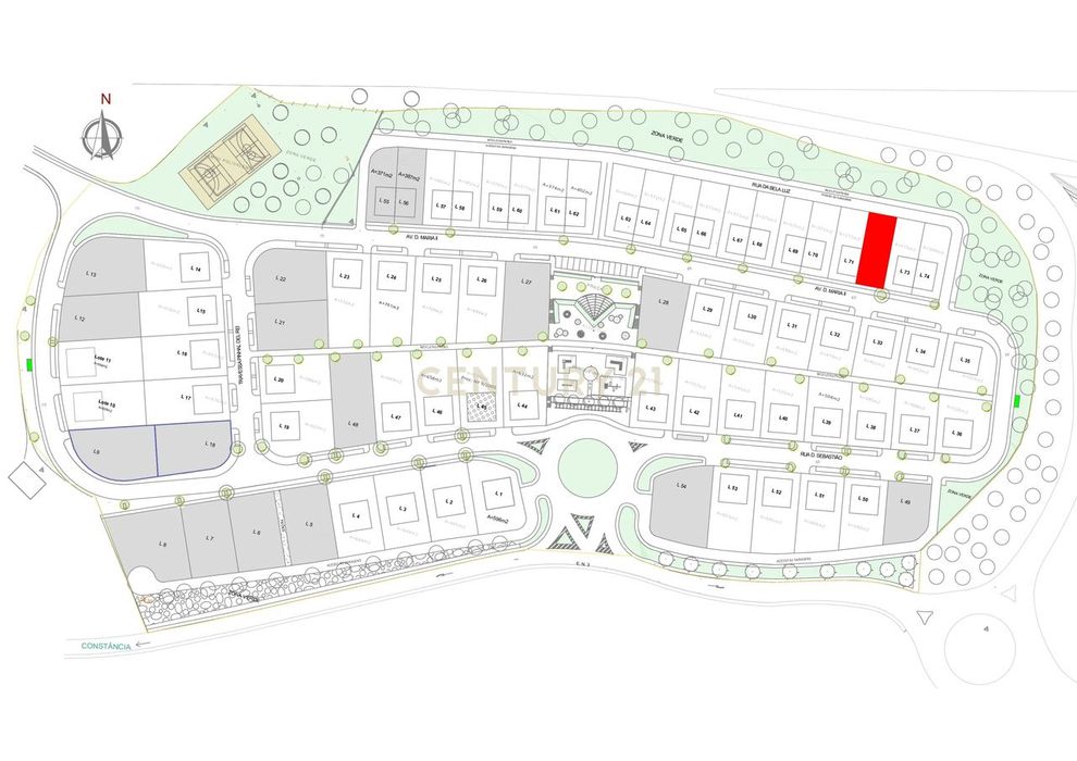 Terreno Urbano para construção de moradia em Constância - Urbanização — Constância, Santarém