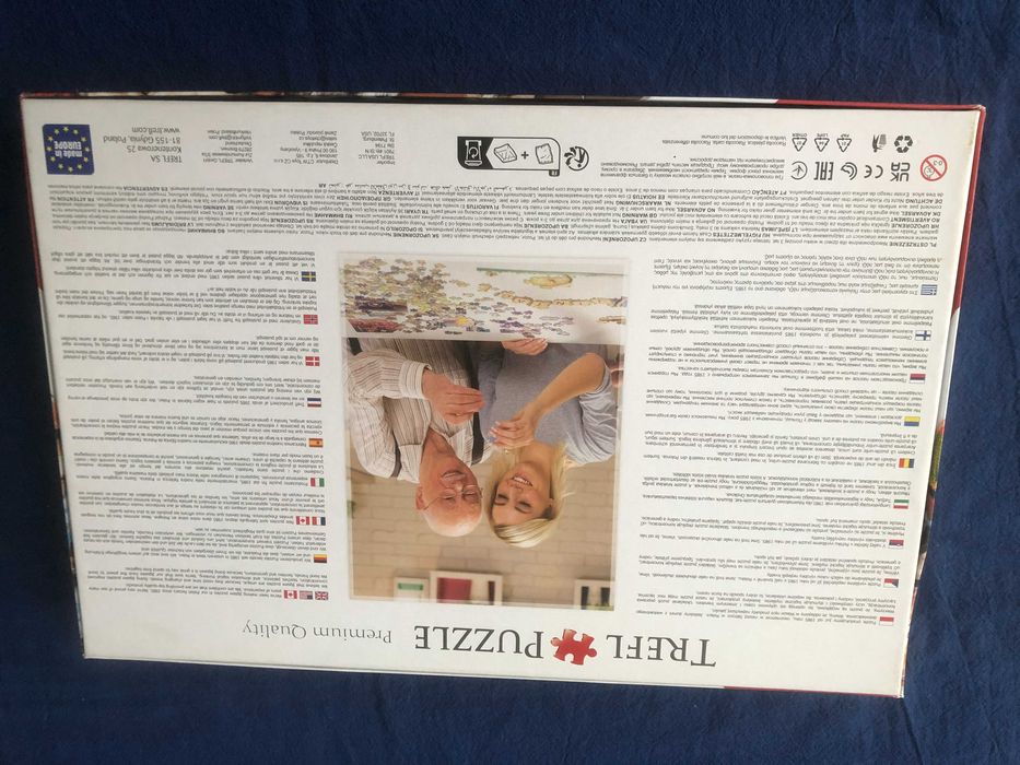 Пазли 500 шт.  Trefl   Польша   48 х 34 см.  " Котяча родина "