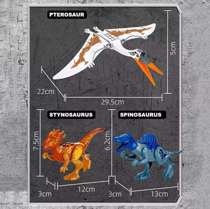 Конструктор Jurassic park 582 блоков Лего