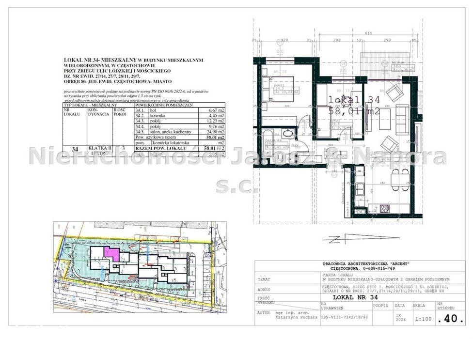Nowe apartamenty - ul. Łódzka 23