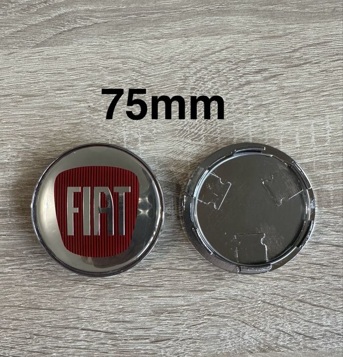Conjunto 4 Centros Jantes Fiat Abarth 50mm 56mm 60mm 65mm 68mm