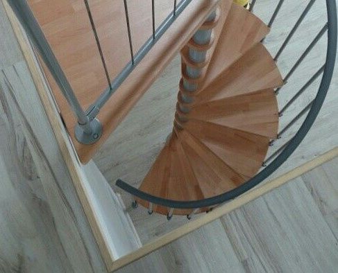 Schody kręcone modułowe Atrium Novo śr.120 cm