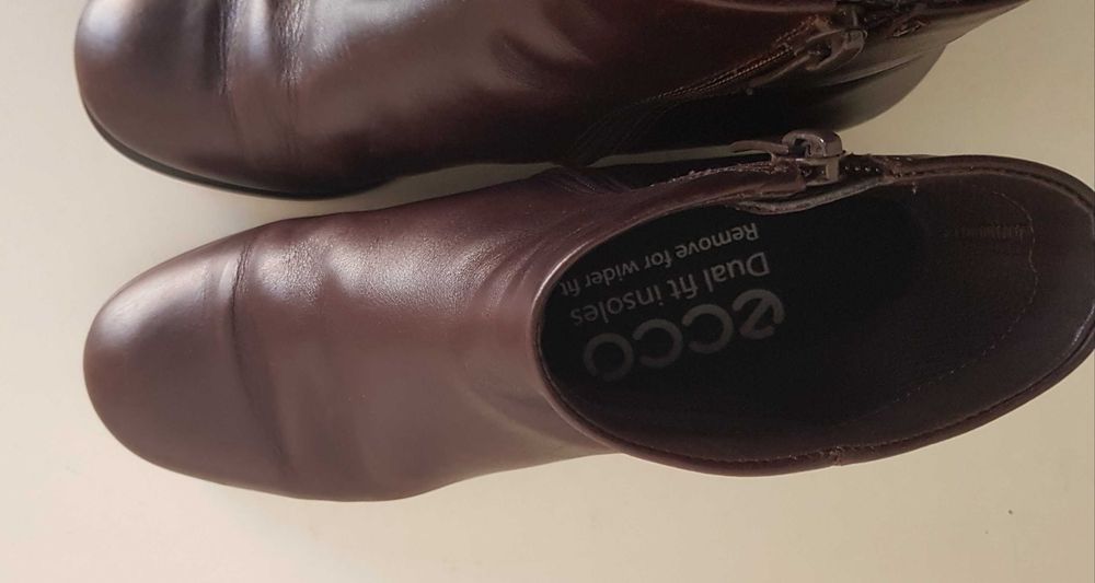 Botins Ecco Castanhos N.º 35 Mulher