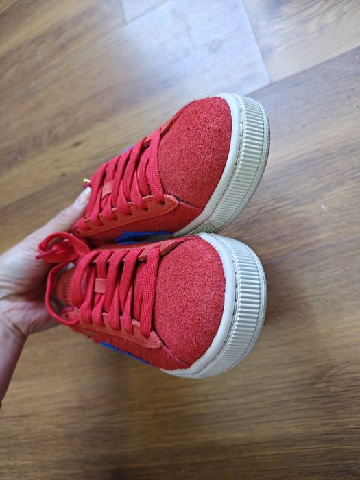 Czerwone trampki adidasy 37,5 Puma